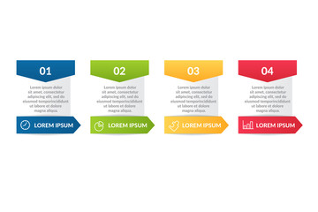step infographic or process infographic template design . business infographic concept for presentations, banner, workflow layout, process diagram, flow chart and how it work