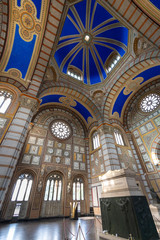 Cimitero Monumentale, historic cemetery in Milan. Famedio