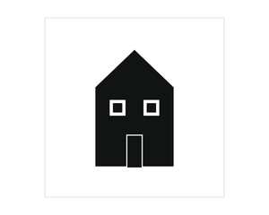 house icon simple icon vector