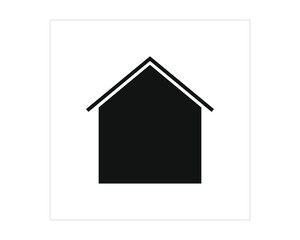 house icon simple icon vector