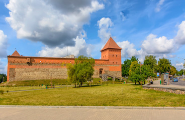 Fototapeta premium Lida castle, a castle in the Republic of Belarus in Lida, built