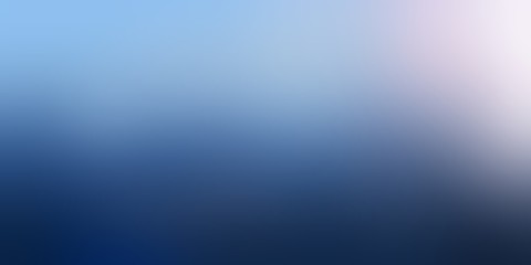 Cold blue night sky banner. Empty background. Defocus abstract texture. Blurred cloudy illustration.