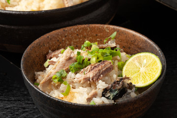秋刀魚ご飯