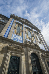 iconic church in Porto , Portugal 
