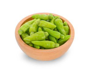 Fresh chilli isolated on white background