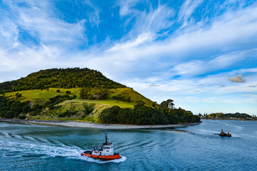 Fototapeta na wymiar New Zealand travel, Auckland, Wellington^ fiords and islands