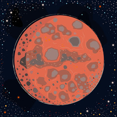 Fototapeta premium Red Planet Mars