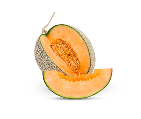 melon isolated on white background