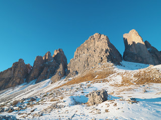 Dolomiten - Drei Zinnen im Winter