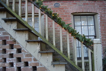 wall of an old house