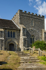 Fototapeta na wymiar St. Nicholas Church, Bramber, West Sussex, England