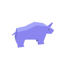 coloring icon of the rhinoceros