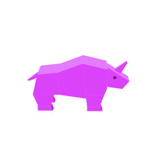 coloring icon of the rhinoceros