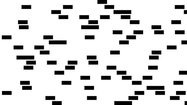 Animated Blocks Bars Moving Random Speed Horizontally Across Frame