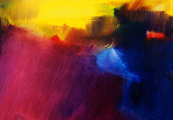 Fototapeta na wymiar Colorful oil painting abstract background and texture