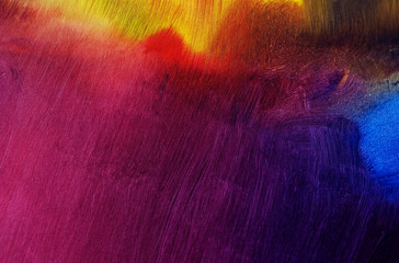 Colorful oil painting abstract background and texture
