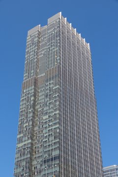 CHICAGO, USA - JUNE 27, 2013: 300 North LaSalle building in Chicago. At 784 ft (239 m) it is the 14th tallest building in Chicago. Its tenants include GTCR, AlixPartners and bank Moelis & Company.