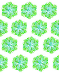 watercolor green stain, abstraction, clover flower, pattern, floral motif, wallpaper, background