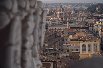Roma Piazza Venezia rooftop view