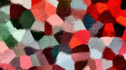 Geometric mosaic colorful texture background. Mixed diamonds abstract artistic pattern.