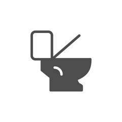 Toilet icon and wc symbol