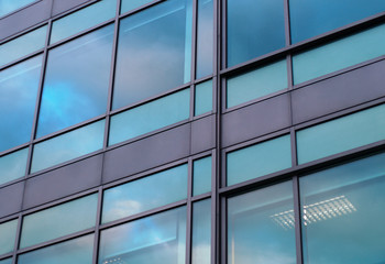 business building window glass skyscraper finance corporation blue wall commercial tower