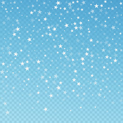 Random falling stars Christmas background. Subtle 