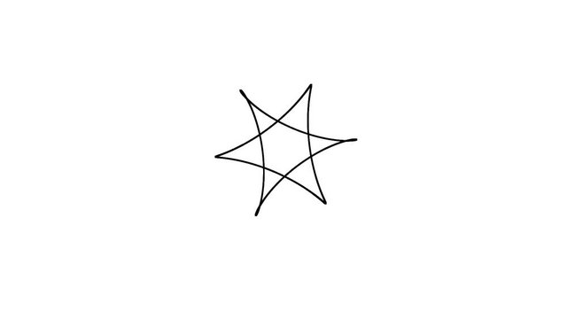 Morphing Changing Endless Cornish Knot Pretzel Shape Animation