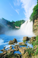 Beautiful waterfall in guiyang in southern China