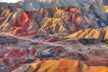 Zhangye Danxia Landform Geopark Gansu China