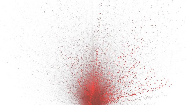 Exploding Bomb Explosion Lowres Pixelated Expanding With Blast Wave
