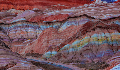 Zhangye Danxia Landform Geopark Gansu China