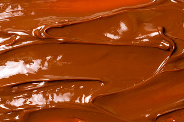 Sweet caramel pattern, top view.