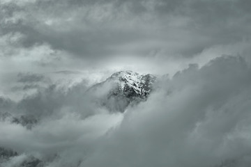 Fototapeta premium Alps in Clouds