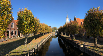 Autumn in Sloten, Friesland, The Netherlands