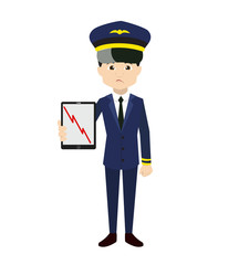 Pilot - Presenting Loss Graph on Tablet