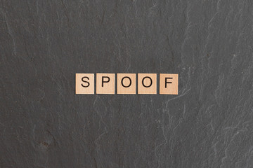 Spoof Written With Game Tiles
