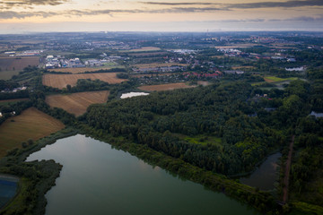 Bytom Żabie Doły stawy krajobraz enklawa ptaków
