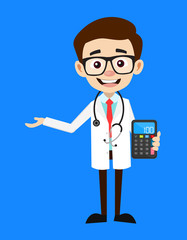 Professional Doctor - Presenting a Calculator