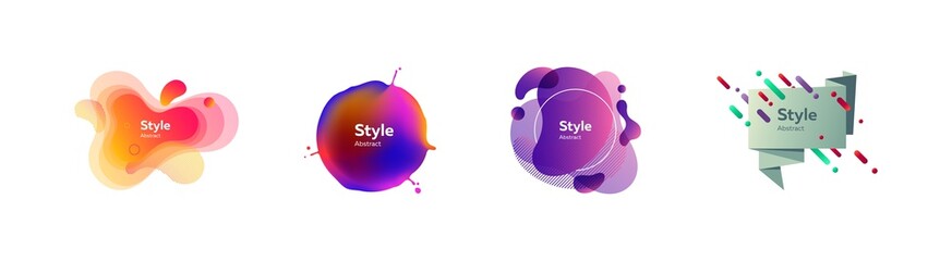 Modern creative banners set