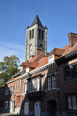 Fototapeta na wymiar Eglise Saint-Nicolas à Tournai, Belgique