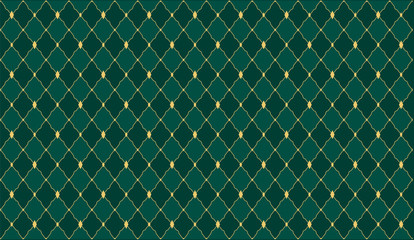 Dark green color. Deep emerald seamless vector pattern for premium royal party. Template for wedding, christmas, birthday banner BG. Background for invitation card. Festive traditional xmas backdrop 