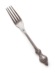 Old silver fork