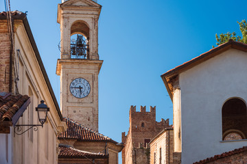 Fototapeta na wymiar Landscape of Montemagno Monferrato, unesco world heritage