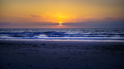 Nordsee Sonnenuntergang - am Meer