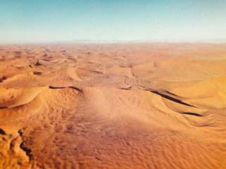Fototapeta na wymiar sand dunes in Namibia desert