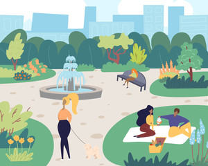 landscape illustration square