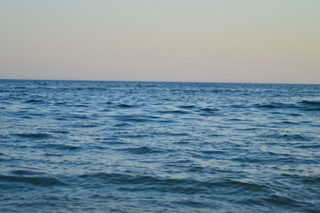 Obraz premium sea waves on the beach