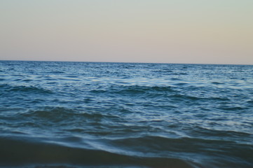 Obraz premium sea waves on the beach