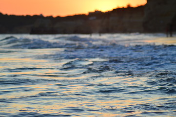 sea waves on the beach